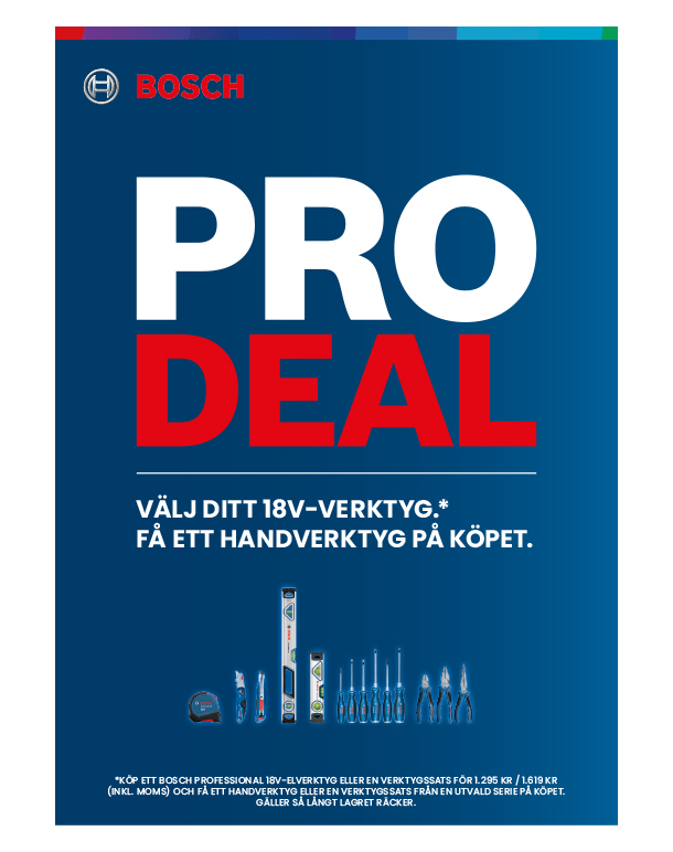 Bosch PRO DEAL Sohlbergs